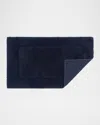 Matouk Milagro Small Bath Rug In Navy