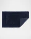 Matouk Milagro Small Bath Rug In Navy