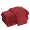 Matouk Milagro Hand Towel In Red