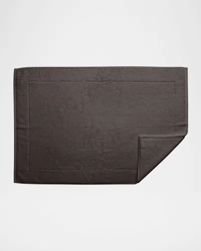 Matouk Milagro Tub Mat, 24" X 36" In Charcoal