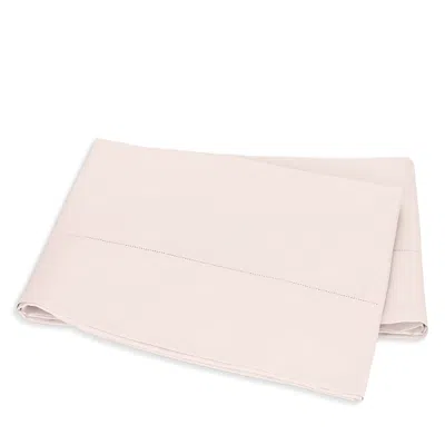 Matouk Milano Hemstitch Flat Sheet, King In Pink