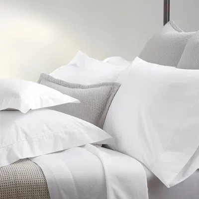 Matouk Milano Hemstitch Flat Sheet, King In White