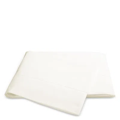 Matouk Milano Hemstitch Flat Sheet, Twin In Neutral