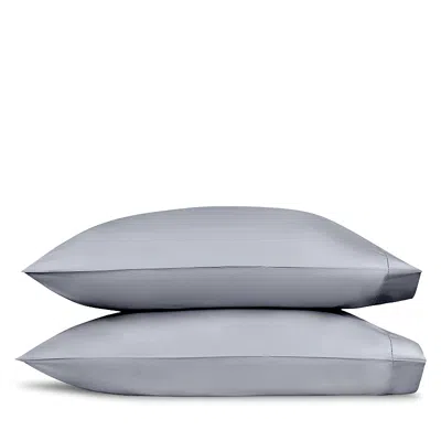 Matouk Milano Hemstitch King Pillowcase, Pair In Gray