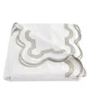 Matouk Mirasol Duvet Cover, Full/queen In Silver