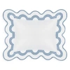 Matouk Mirasol Matelasse Boudoir Sham In Hazy Blue