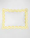 Matouk Mirasol Matelasse Boudoir Sham In Lemon