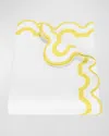 Matouk Mirasol Matelasse Coverlet, Full-queen In Lemon