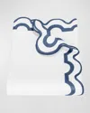 Matouk Mirasol Matelasse King Coverlet In Steel Blue