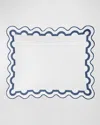 Matouk Mirasol Matelasse King Sham In Steel Blue