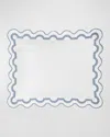 Matouk Mirasol Matelasse Standard Sham In Hazy Blue