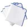 Matouk Mirasol Napkin 22 X 22, Set Of 4 In Azure