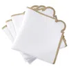 Matouk Mirasol Napkin 22 X 22, Set Of 4 In Champagne
