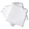 Matouk Mirasol Placemat 18 X 18, Set Of 4 In Silver