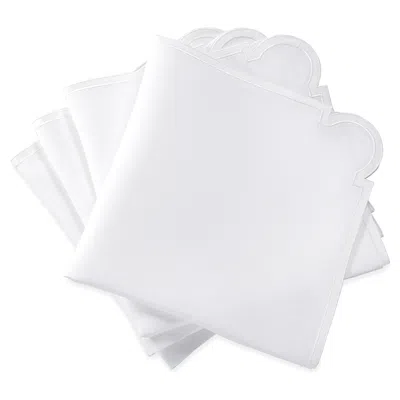 Matouk Mirasol Placemat 18 X 18, Set Of 4 In White