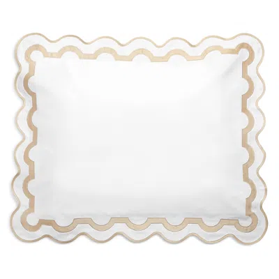 Matouk Mirasol Standard Sham In Champagne Beige