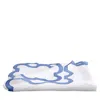 Matouk Mirasol Tablecloth, 70 X 108 Oblong In Azure