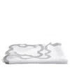 Matouk Mirasol Tablecloth, 70 X 108 Oblong In Silver