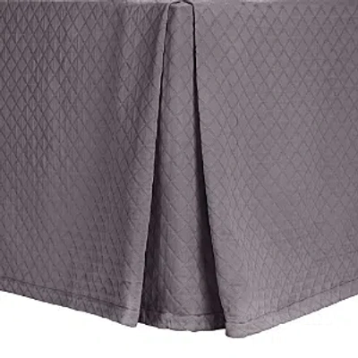 Matouk Nadia Bedskirt, King In Charcoal