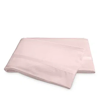 Matouk Nocturne Hemstitch Flat Sheet, Full/queen In Pink