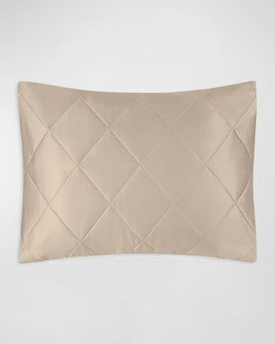 Matouk Nocturne Quilt Boudoir Sham In Neutral