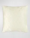 Matouk Nocturne Quilt Euro Sham In Ivory