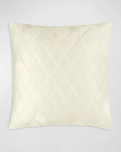 Matouk Nocturne Quilt Euro Sham In Neutral