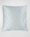 Matouk Nocturne Quilt Euro Sham In Blue