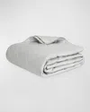 Matouk Nocturne Sateen Quilt, Full/queen In Silver