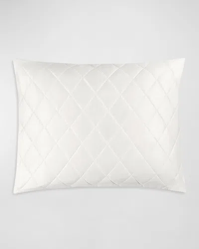 Matouk Nocturne Quilt King Sham In White