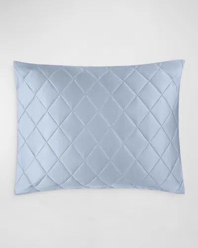 Matouk Nocturne Quilt King Sham In Blue