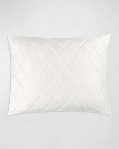 Matouk Nocturne Quilt Standard Sham In White