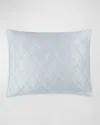 Matouk Nocturne Quilt Standard Sham In Pool