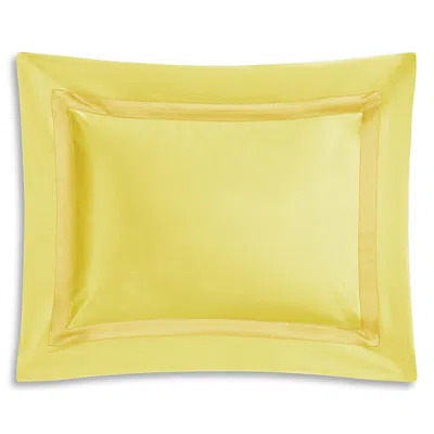 Matouk Nocturne Sateen Boudoir Sham In Yellow