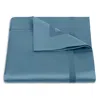 Matouk Nocturne Sateen Duvet Cover, Full/queen In Blue