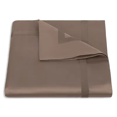 Matouk Nocturne Sateen Duvet Cover, Full/queen In Brown