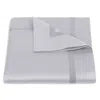 Matouk Nocturne Sateen Duvet Cover, Full/queen In Gray