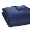 Matouk Nocturne Sateen Duvet Cover, Full/queen In Navy