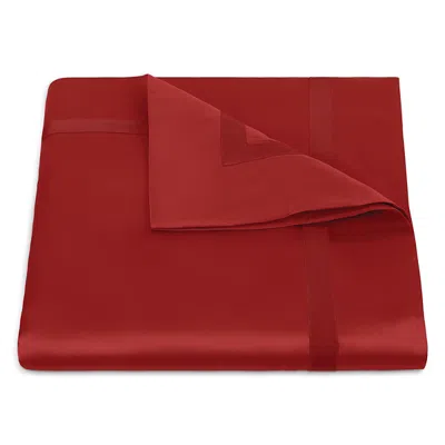 Matouk Nocturne Sateen Duvet Cover, Full/queen In Red