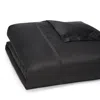 Matouk Nocturne Sateen Duvet Cover, King In Black