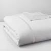 Matouk Nocturne 600 Thread Count Duvet Cover In White