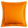 Matouk Nocturne 600 Thread Count Euro Sham In Tangerine