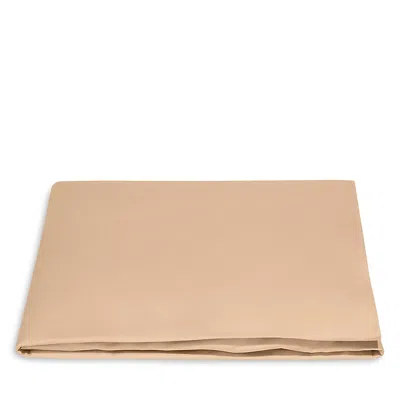 Matouk Nocturne Sateen Fitted Sheet, California King In Brown
