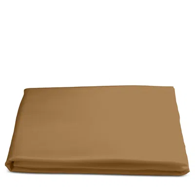 Matouk Nocturne Sateen Fitted Sheet, King In Bronze