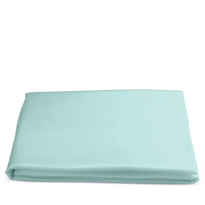 Matouk Nocturne Sateen Fitted Sheet, King In Lagoon