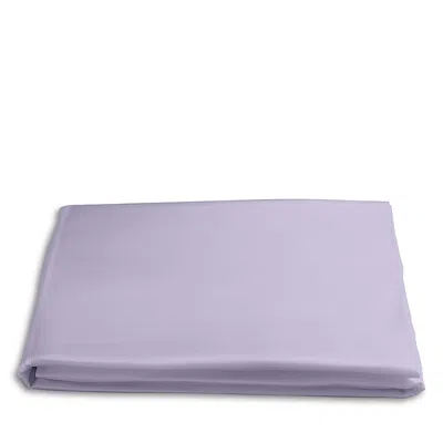 Matouk Nocturne Sateen Fitted Sheet, King In Purple
