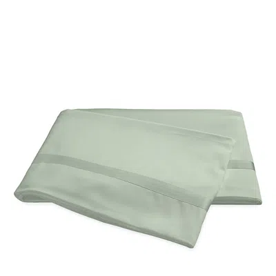 Matouk Nocturne Sateen Flat Sheet, Full/queen In Celadon