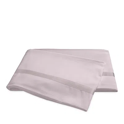 Matouk Nocturne Sateen Flat Sheet, Full/queen In Deep Lilac