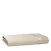 Matouk Nocturne Sateen Flat Sheet, Full/queen In Khaki