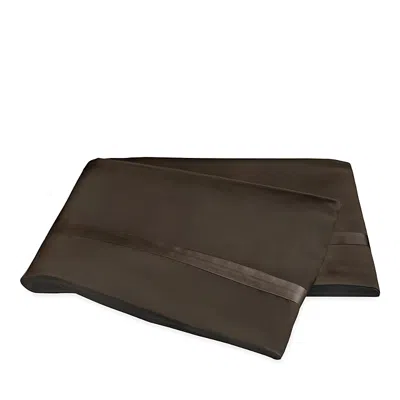 Matouk Nocturne Sateen Flat Sheet, King In Brown